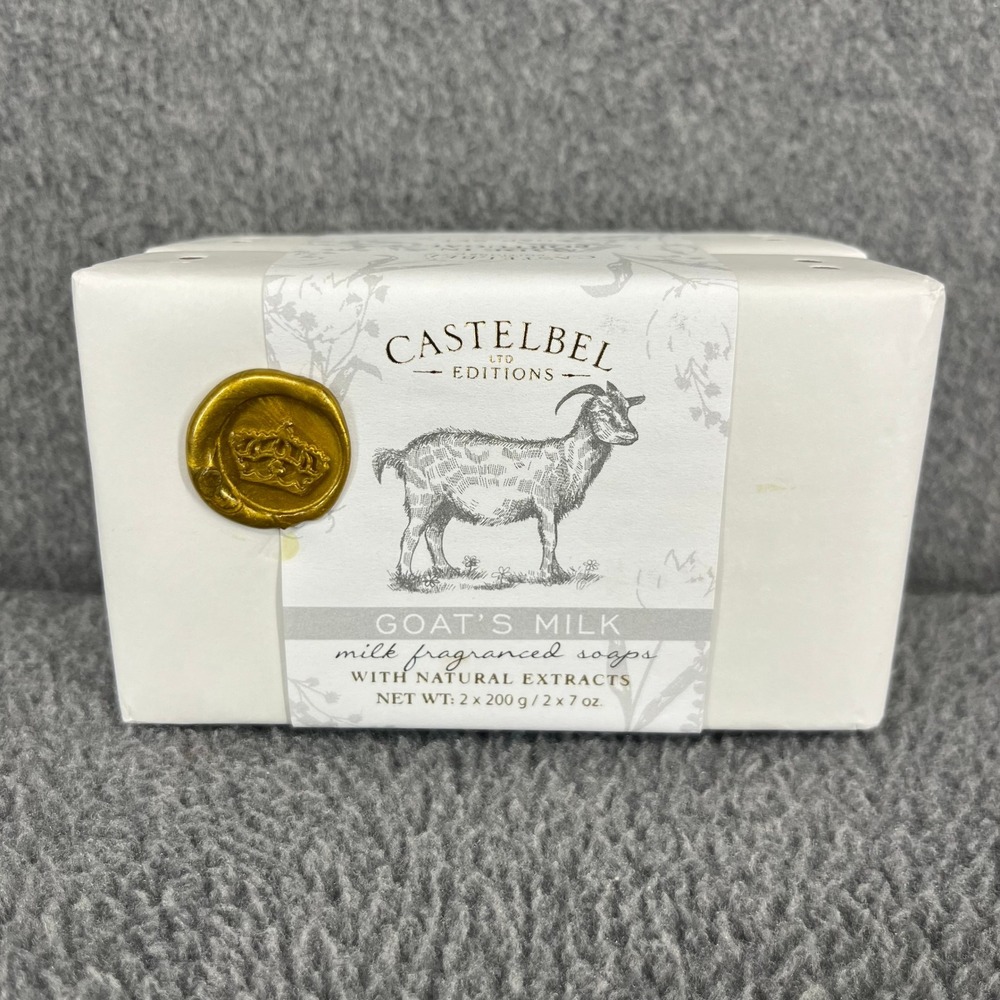 Castelbel Goat Milk Soap Set 8 Bars 7oz Each White Portugal Wax Seal Luxury Bulk - Picture 6 of 7